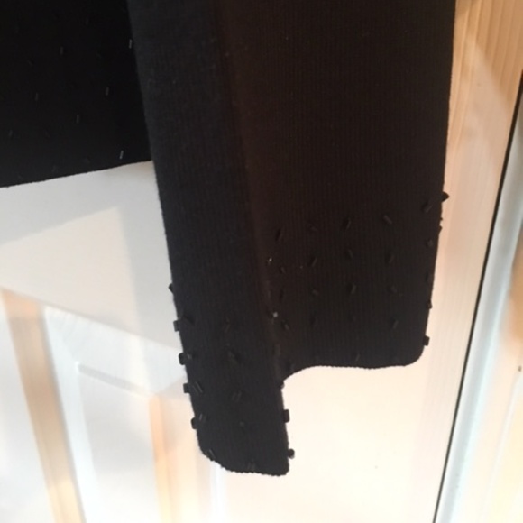 Black Beaded Sweater Set, PL - Picture 3 of 3